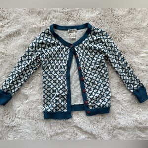 Matilda Jane Blue Windy City Cardigan Sz 4